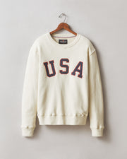 unisex relaxed french terry usa crew